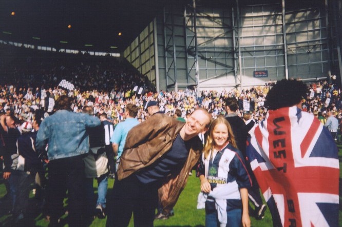 We're on the pitch