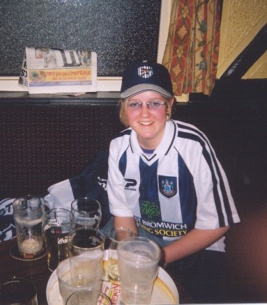 Rebekah feels much better after a few pints of Banks's!