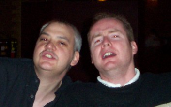 Where exactly is Dave's hand?