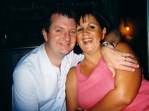David and Susan enjoy a rare sober moment together.
