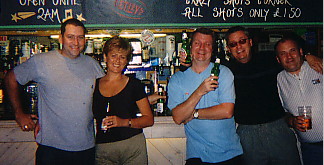 Jon joins the posing, and Ian introduces his new friend.